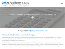 Tablet Screenshot of johnshackleton.net